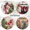 thumbnail image 3 of Electric Santa ClimbingClimbing Santa Claus on Rope Ladder with Music Hanging Christams Decorations Home Indoor Wall Decor(Rope Ladder Black, 1), 3 of 4
