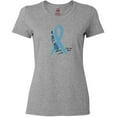 thumbnail image 3 of Inktastic We Will Win Against Prostate Cancer Ribbon Women's T-Shirt, 3 of 5