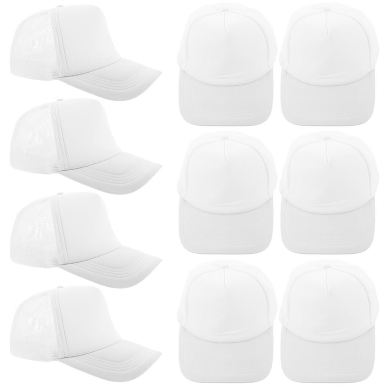 Ueetek 5pcs Heat Transfer Baseball Caps Blank Printing Mesh Design Sublimation Hats, Adult Unisex, Size: One Size