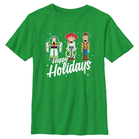 Boys Toy Story Happy Holidays Nutcracker Friends T Shirt