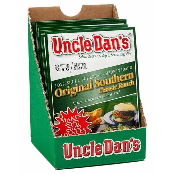 Uncle Dan's Original Southern Classic Ranch Salad Dressings & mix, 12