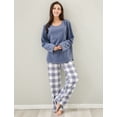thumbnail image 2 of Richie House Women's Soft & Warm Lightweight Fleece Pajama Set RHW2857, 2 of 5