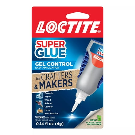 Loctite Super Glue Gel Control, Pack of 1, Clear 0.14...