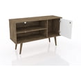 thumbnail image 4 of Manhattan Comfort Liberty Meuble TV Moderne Mi-Siècle 42,52 Pouces, Brun et Blanc, 4 of 7
