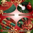 thumbnail image 4 of Red Green Theme Christmas Banner Gold Accent Xmas Display Snowflake Pattern Star Design Holiday Backdrop for Christmas Party Indoor Decoration Holiday Photo Shoot, 4 of 9