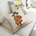 thumbnail image 5 of Ghosts and pumpkin baskets Linen toss pillowcase Decoration pillowcase Gift preferred 20x20" Cushion cover 1 set Sofa pillowcase Sofa bedroom living room car, 5 of 8