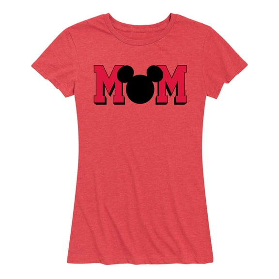 Mickey & Friends - Mom Mouse Silhouette - Mother's Day - Women's Short Sleeve Graphic T-Shirt