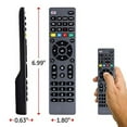 thumbnail image 2 of GE 4-Device Universal TV Remote Control in Brushed Graphite, 33711, 2 of 6