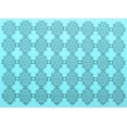thumbnail image 1 of Ahgly Company Indoor Rectangle Abstract Light Blue Contemporary Area Rugs, 6' x 9', 1 of 4
