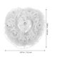 thumbnail image 4 of Almohada para anillos de boda, diseño de rosas y flores, ideal como decoración para fiestas de bodas., 4 of 5