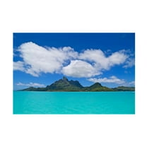 Trademark Fine Art American School Love Over Bora Bora Canvas Wall Art - 22x32