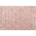 thumbnail image 1 of Ahgly Company Machine Washable Indoor Rectangle Contemporary Deep Rose Pink Area Rugs, 2' x 5', 1 of 7