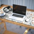 thumbnail image 3 of Long Mouse Pads for Desk,Pioneer Flower Floral Print Pattern Desk Mats on Top Of Desks, Desk Mouse Pad Extra Large with 3mm Non-Slip Base and Stitched Edge for Gaming,Office,Work,Home 35.4"x15.7", 3 of 6