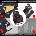 thumbnail image 4 of Bolsa transportadora para perros y gatos con asiento elevado, bolsa transportadora transpirable para mascotas, cinturón de seguridad para perros y gatos ER, 4 of 5