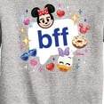 thumbnail image 3 of Disney Emoji - Bff Minnie Daisy - Toddler And Youth Crewneck Fleece Sweatshirt, 3 of 5