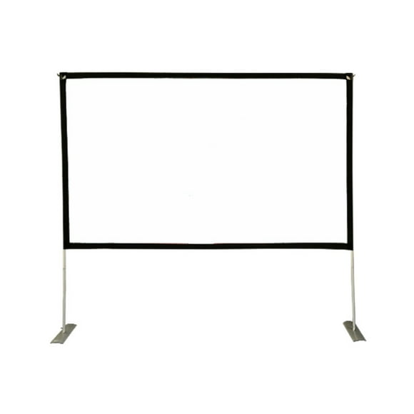 Projector Screen with Stand 120 inch Portable Projection Screen 16:9 HD Foldable Movies Screen for Indoor Outdoor Home Theater Backyard Cinema Camping