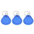 thumbnail image 1 of  Key Fob, Portable Smart Chips Access Control Token Tags 100 Pieces Unique Numbering  For Residential Apartment Bus Subway 13.56KHz IC Card, 1 of 8