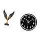 thumbnail image 5 of Estatua de para el hogar, estatua hecha a mano de resina, reloj de pared decorativo, reloj silencioso, acrílico, arte abstracto moderno, adecuado, 5 of 8