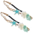 thumbnail image 1 of 2pcs Sea Star Flowers Shell Decorative Hair Bands Headpieces Hair Ornaments, 1 of 7