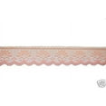 thumbnail image 2 of Lily 1" Ivory Peach Yellow Flat Raschel Floral Lace Trim Wholesale Lot, 2 of 3
