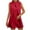 01 Red, variant on Womens Clothes Clearance Pants for Women Slim Fit Fake Two Piece Jumpsuit Loose Solid Color Shorts Dressy Sleeveless Jumpsuit Elegant Straight Leg Slacks Crew Neck Jumpsuit Wide Leg Trousers