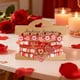 thumbnail image 4 of Juego de 5 pulseras de corazón para San Valentín para mujer, de arcilla polimérica, con cuentas de corazón rojo, pulsera de cerámica, 4 of 6