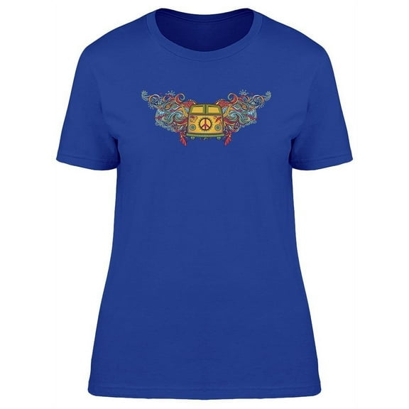 Cool Hippie Van T-Shirt Women -Image by Shutterstock, Female Small