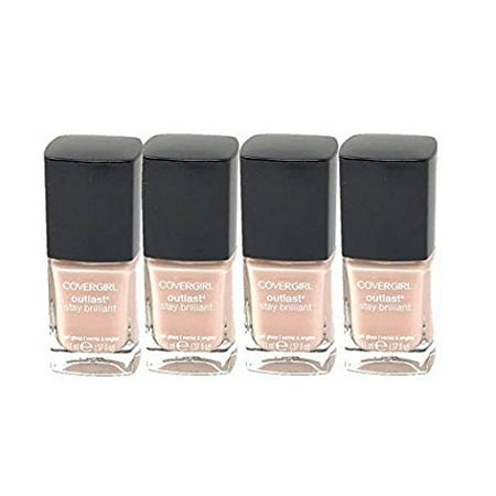 Brilliant Girl - Pack of 4 Cover Girl Outlast Stay Brilliant Nail Gloss Daisy Bloom #30 0.37 fl oz