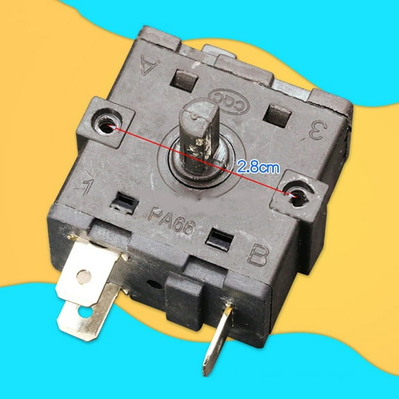 Electric Room Heater Position Switch 3Pin 5Pin Rotary Switch Selector AC 250V 16A Radiator Stove Accessories ﻿