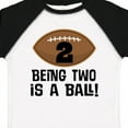 thumbnail image 4 of Inktastic 2nd Birthday Football Sports Boys Boys Toddler T-Shirt, 4 of 5