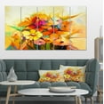 thumbnail image 1 of Fleurs Gerbera Colorées Fantastiques - Grande Impression sur Toile Florale, 1 of 4