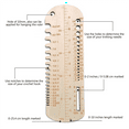 thumbnail image 6 of Sock Knitting Ruler Wooden Knitting Needle Size Gauge Measuring Tool Sock Accurate Ruler Knit Blocker for DIY, 6 of 7