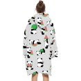 thumbnail image 2 of LLC Cozy Winter Hooded Fleece Blanket Sweatshirt, 2 of 5