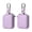 Light Purple, variant on Earbud Case, Headphone Storage Case for Air-Pods 4/1/2/3/Pro 2, PU Leather Zipper Carrying Pouch Earbuds Bag with Keychain for Wireless Earphones, Wired Headphone & USB Cable - 1 PCS