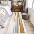 thumbnail image 5 of Brown Grey Washable Runner Rugs 2'x6', Abstract Vintage Ombre Mottled Texture Farmhouse Low Pile Throw Entryway Rug Non-Slip Sturdy Edge Binding Carpet for Indoor Bedside Entrance Bedside, 5 of 9