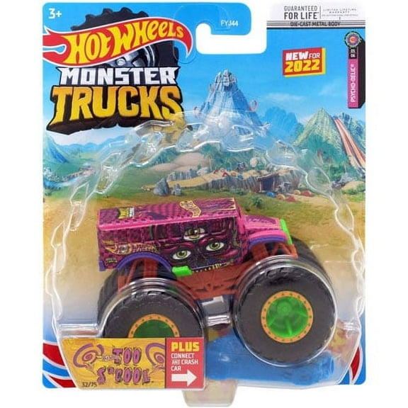 Mattel - Hot Wheels Monster Trucks - TOO S'COOL (Psycho-Delic) 32/75