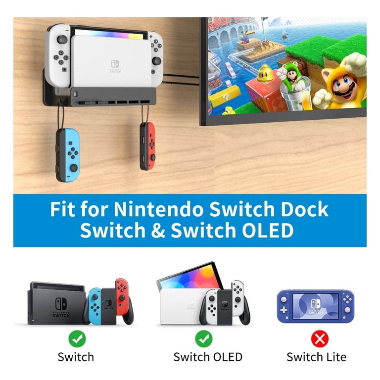 SPORTLINK Wall Mount for Nintendo Switch and Switch OLED, 6 Game