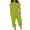 Green, variant on aidice Summer Jumpsuits for Women Cotton Linen off Shoulder Short Sleeve Lightweight Loose Casual Rompers
