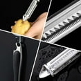 thumbnail image 4 of 5-in-1 Stainless Steel Multifunctional Vegetable and Fruit Peeler Set with Non-Slip Handle, Kitchen Slicer, Shredder, Zester, and Ice Shaver for Apples, Carrots, Cucumbers, Potatoes, Squash, Zucchini, 4 of 9