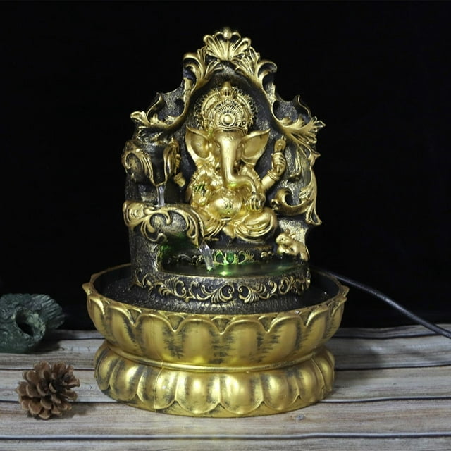 Desktop Decoration,Desktop Fountain Decoration Unique LED Desktop Fountain Household Use Unparalleled Experience