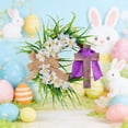 thumbnail image 6 of Easter Wreath Easter Decorations Door Hanging Artificial Garland Wood and Cloth Material Realistic Look Long-lasting Vibrant Colors for Home Wedding Party Holiday Decoration 13.78 in, 6 of 8