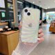 thumbnail image 2 of Funda para iPhone 13, lujosa funda holográfica con láser 3D, bonita carcasa ondulada con purpurina para mujeres y niñas, funda protectora de silicona (iPhone 13 de 6,1 pulgadas), 2 of 4