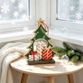 thumbnail image 7 of Eolstice Christmas Wooden Tabletop Ornaments, Festive Wood Centerpiece, Seasonal Xmas Desktop Decor, Home Holiday Party Decoration, Cute Table Accent, 7 of 7