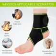 thumbnail image 5 of Ankle Brace for Sprained Ankle, Ankle Support for Women & Men, Adjustable Compression Wrap for Achilles Tendonitis & Plantar Fasciitis Relief (Green), 5 of 8