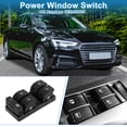 thumbnail image 2 of Interruptor de ventana eléctrica Unique Bargains No. 8E0959851 para el lado del conductor delantero izquierdo para Audi A4 2002-2008 Negro, 2 of 7