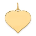 thumbnail image 1 of 14K Yellow Gold Heart Disc Charm, 1 of 2
