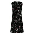 thumbnail image 5 of Women's DressesWQ-fyc0522omi Petite Dresses for Women 2024 Summer Floral Printed Slip Dress Trendy Casual Going Out Mini Dress Loose Fit Sweetheart Neck Sleeveless Beach Sun Dresses, 5 of 5