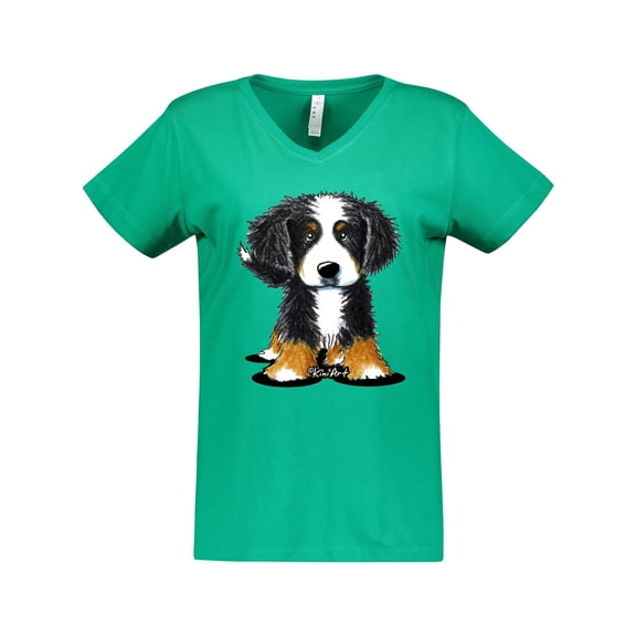 Inktastic Bernese Mountain Dog Women's V-Neck T-Shirt
