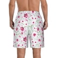 thumbnail image 3 of Naloa Lilies Flowers Men's Beach Shorts, Surfing shorts, Swim trunks, Quick Dry Swim Trunks for Surfing Beach Fun - 3X-Large, 3 of 9