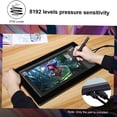 thumbnail image 4 of BOSTO Rechargeable Pen Digital Pen 8192 Levels Pressure Stylus Pen with 20pcs Pen Nips Pen Holder for BOSTO 13HD/16HD/16HDK/16HDT/22UX Graphics Monitor Drawing Tablet, 4 of 7
